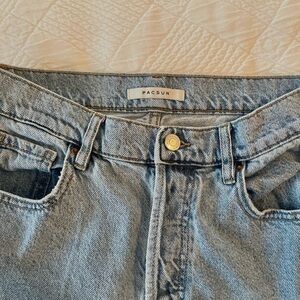 PACSUN ~ high rise straight jeans ~ size 27 women’s ~ light wash